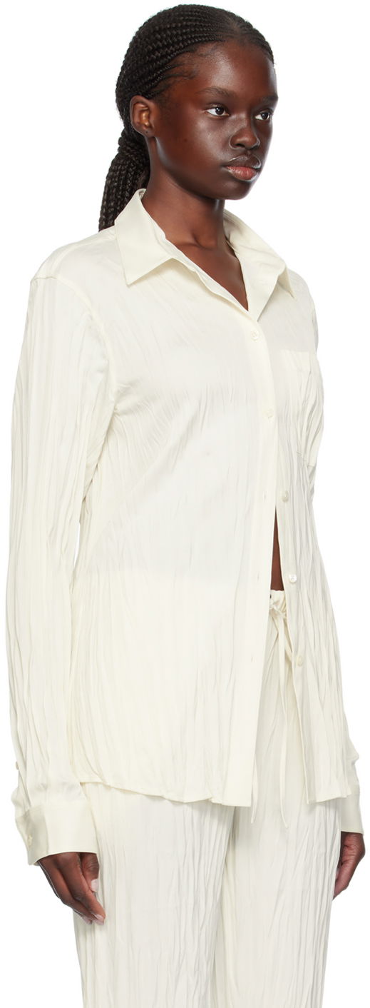 Helmut Lang Crushed Button-Down Shirt