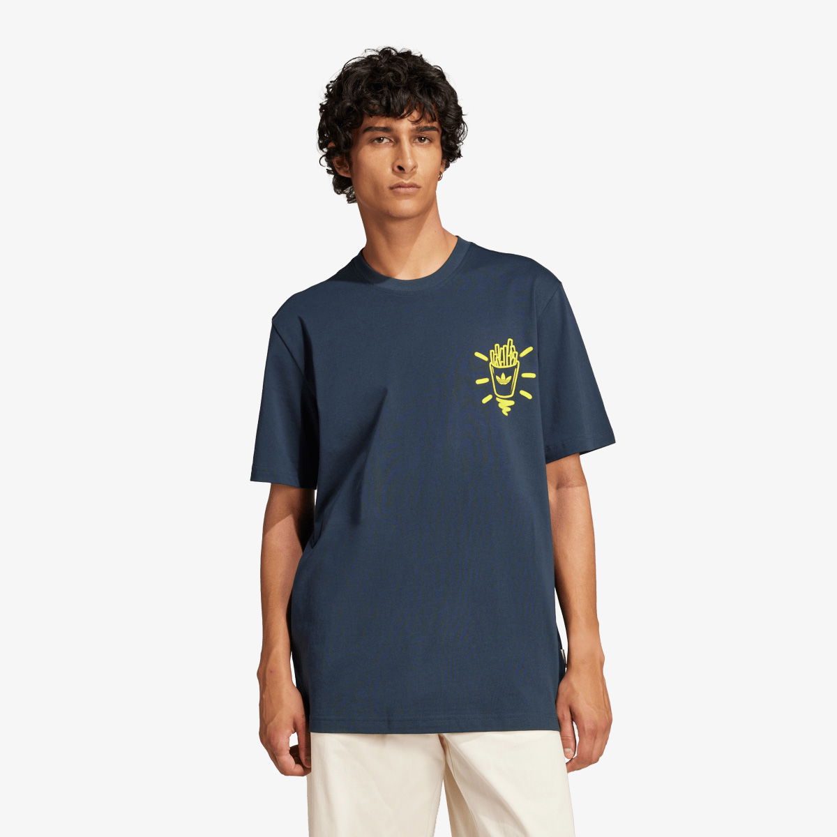 Tričko adidas Originals Fries Graphic Tee Navy | JP4500, 0