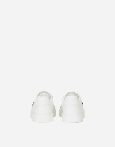 Tenisky a topánky Dolce & Gabbana Portofino Calfskin First Steps Biela | DN0198A344480001, 2