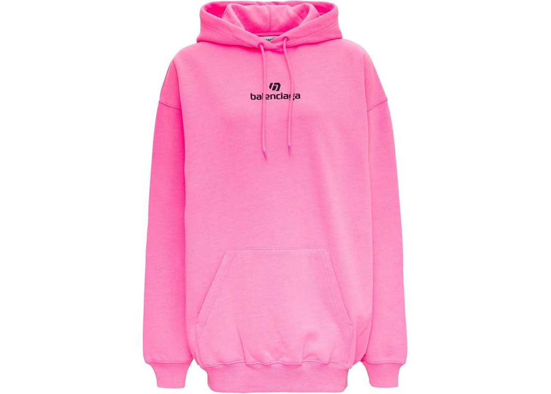 Mikina Balenciaga Soccer Hoodie Ružová | 578135TJVE15764, 0