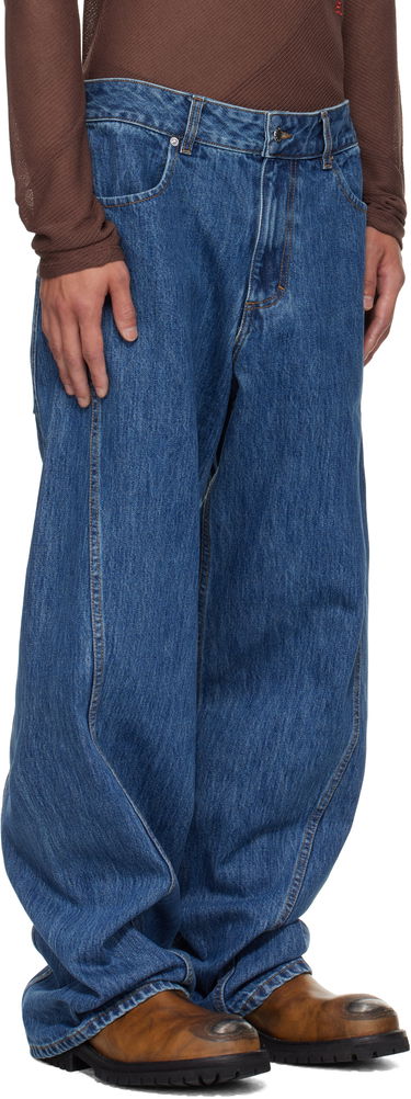 Džínsy Eckhaus Latta Eckhaus Latta Bend Jeans Modrá | 1225-EL-PF25-VI, 1