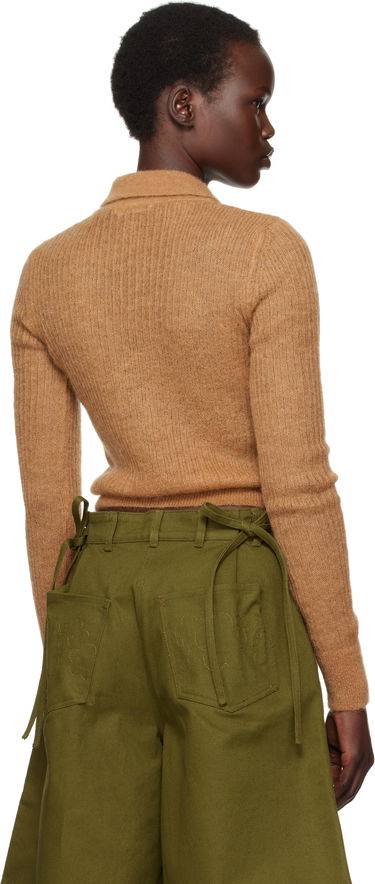 Sveter Cecilie Bahnsen Cecilie Bahnsen Jaki Knitted Cardigan Hnedá | 4.24KNI52003 JAKI CARDIGAN, 2