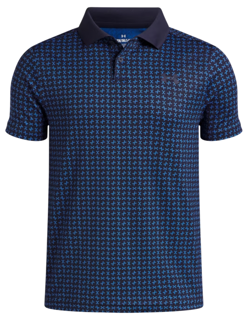 Polo tričko Under Armour Matchplay Printed Polo Navy | 1377349-411