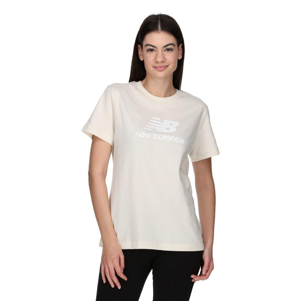Tričko New Balance T-Shirt Sport Essentials Béžová | WT41502-LIN, 0