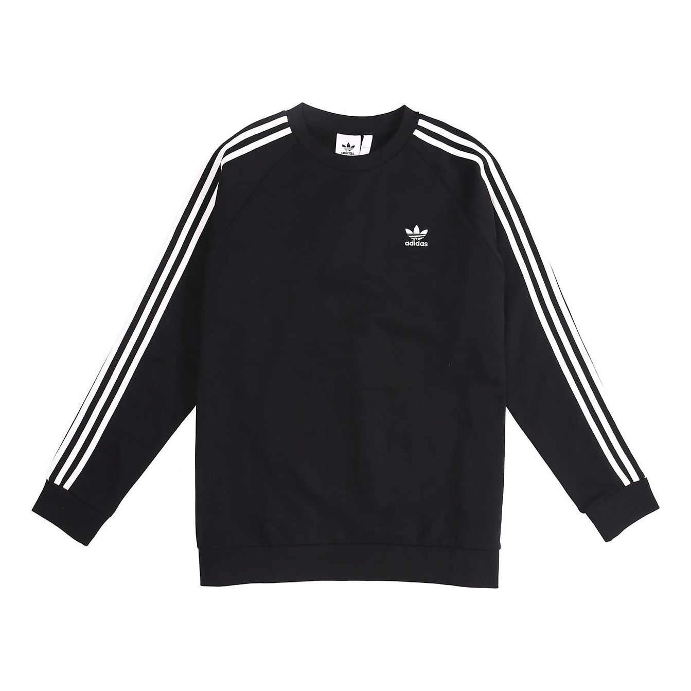 Sveter adidas Originals 3-Stripes Crewneck Sweatshirt Čierna | DV1555, 0