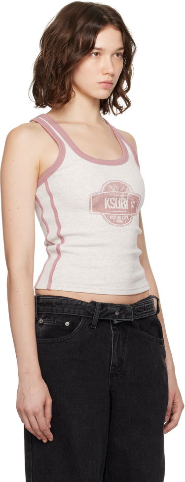 Tielko Ksubi Ksubi Pitt Lane Origin Tank Top Biela | WPF25SI002, 1