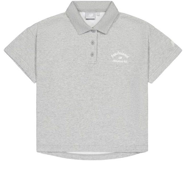 Polo tričko New Balance Relaxed Polo Shirt Šedá | NFE22252-MGR