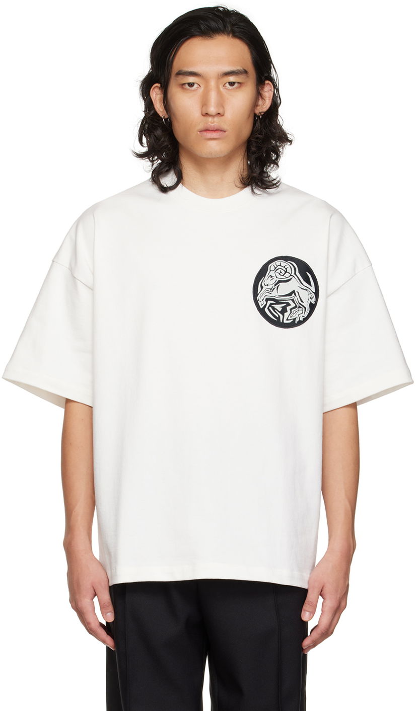 Tričko Jil Sander Crewneck T-Shirt Biela | J21GC0018_J45092