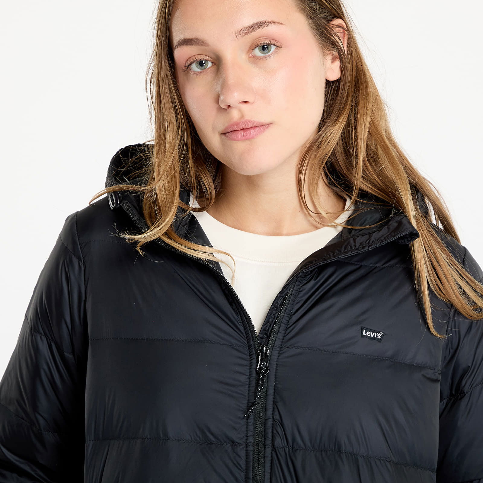 Polly Midi Puffer Black