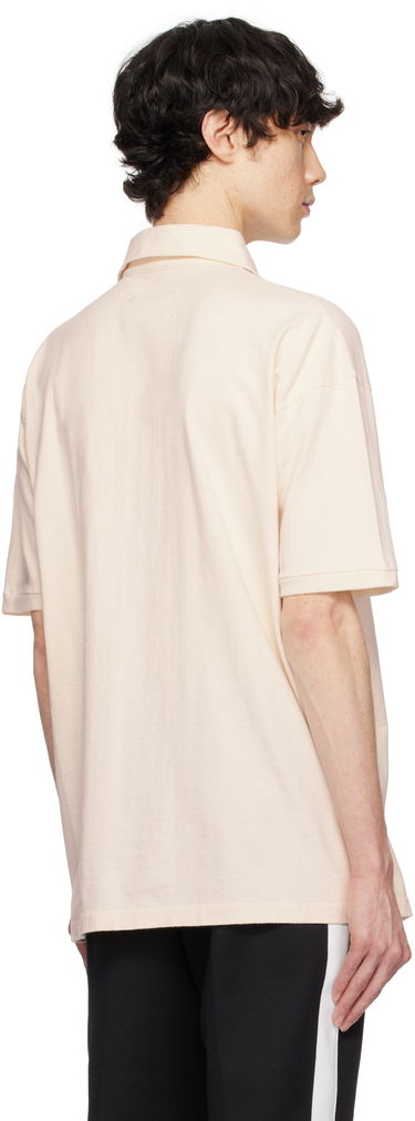 Polo tričko Maison Margiela Maison Margiela Printed Polo Béžová | S50GL0060 M20061, 2