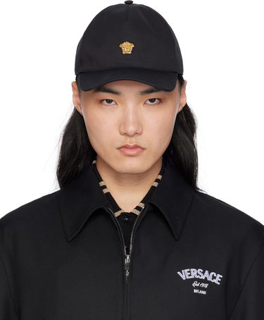 Šiltovka Versace Versace Embroidered Logo Cap Čierna | 1010746_1A14003, 0