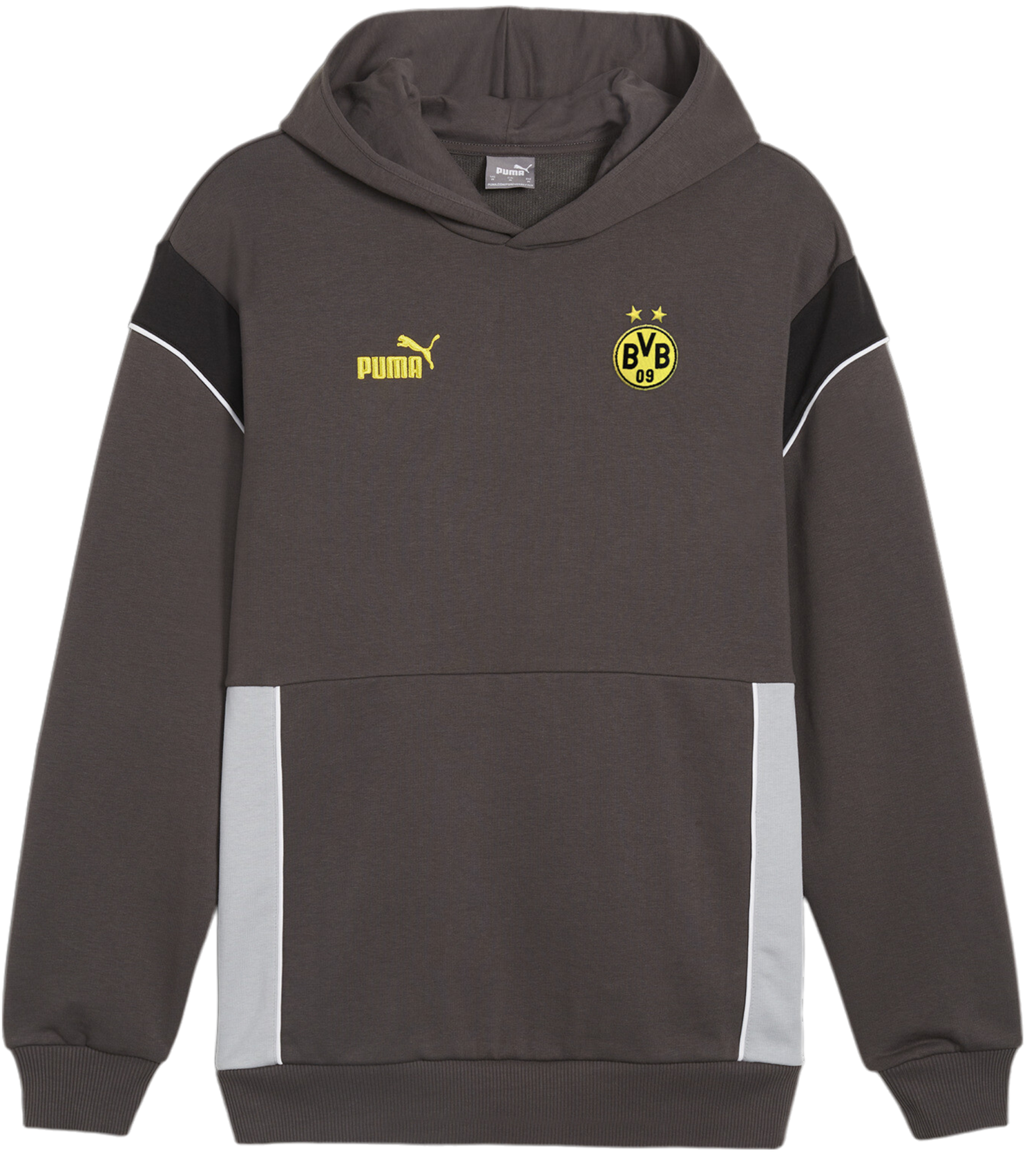 Mikina Puma BVB Dortmund Ftbl Archive Hoody Šedá | 774264-04, 0