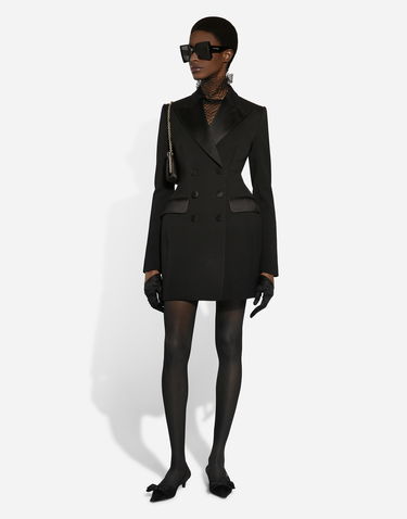 Bunda Dolce & Gabbana Double Breasted Jacket Čierna | F27CVTFUBGEN0000, 2