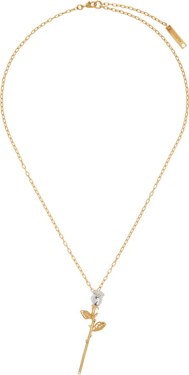 Náhrdelník Ambush AMBUSH Rose Charm Necklace Metalická | 12111146, 0