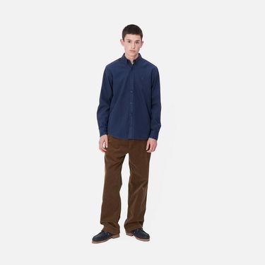 Nohavice Carhartt WIP Corduroy Relaxed Fit Pants Hnedá | I034037_9, 3