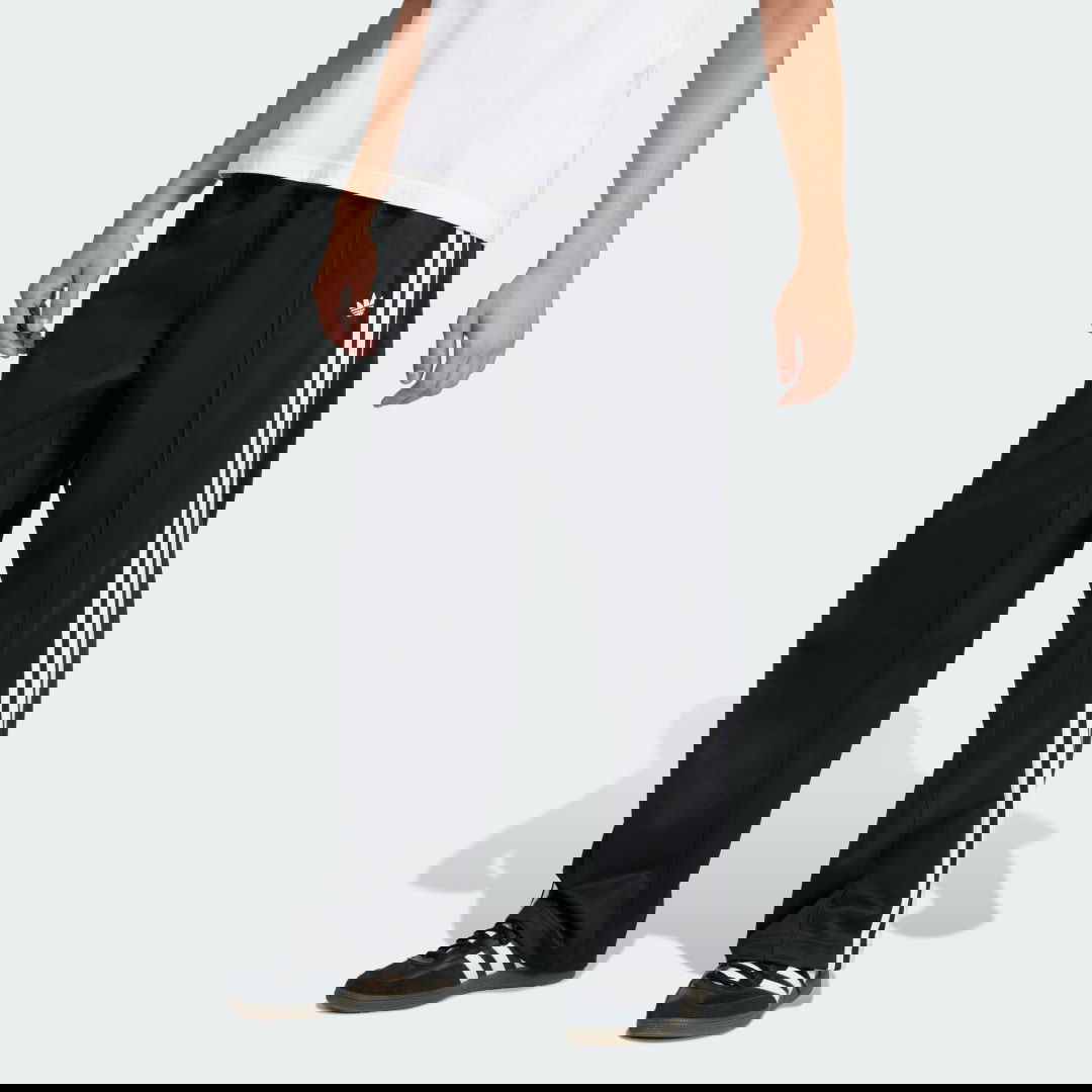 Nohavice adidas Performance Baggy 3-Stripes Track Pants Čierna | KE3501, 0