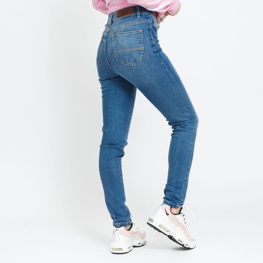 High Waist Slim Jeans