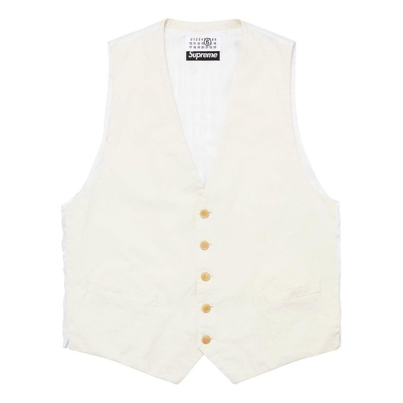 Vesta Supreme Maison Margiela Suit Vest Biela | SUP-SS24-121