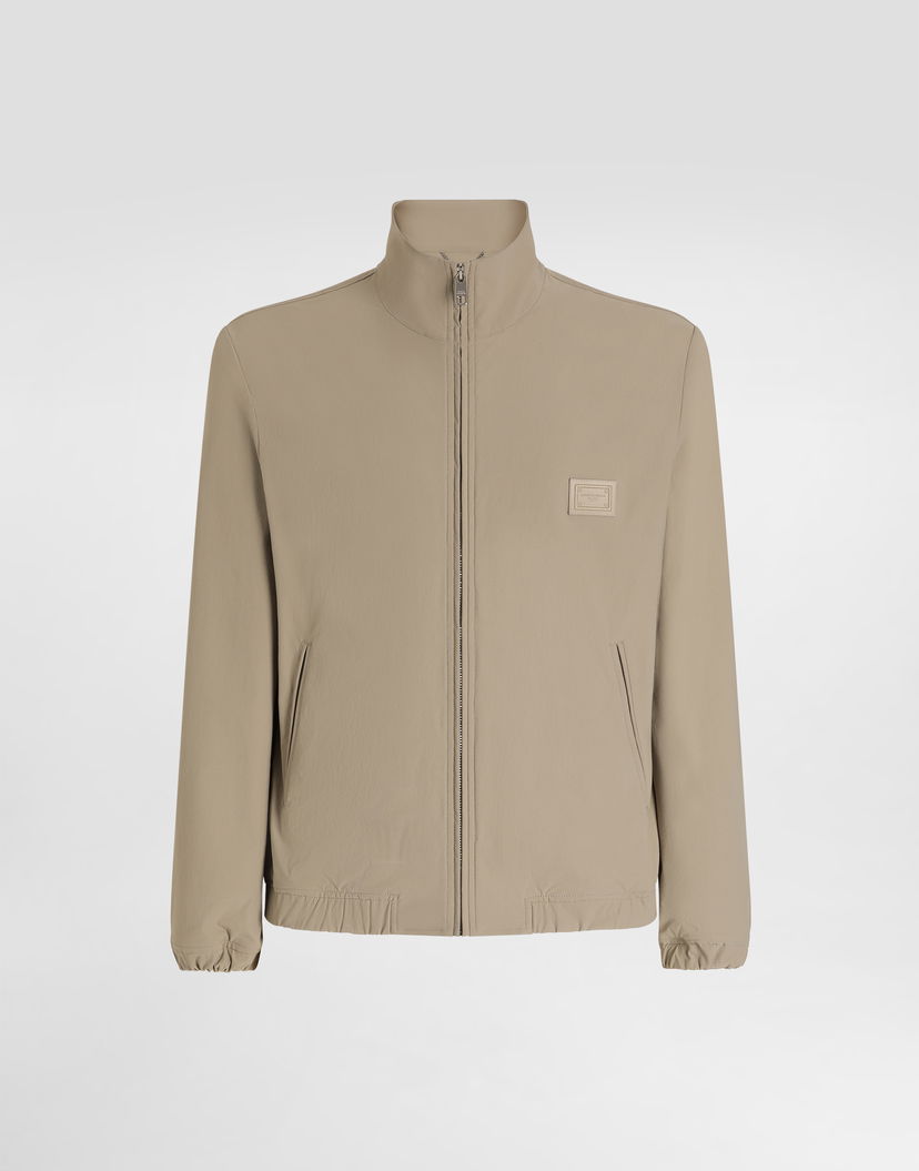 Bunda Dolce & Gabbana Dolce & Gabbana Men's Canvas Jacket Béžová | G9BSKTFUUDDM2827