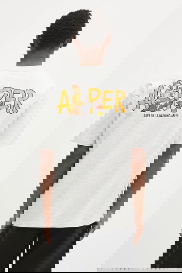 Tričko AAPE by A Bathing Ape AAPE Theme Aaper Graphic T-Shirt Šedá | AAPTEM1617XAO, 2