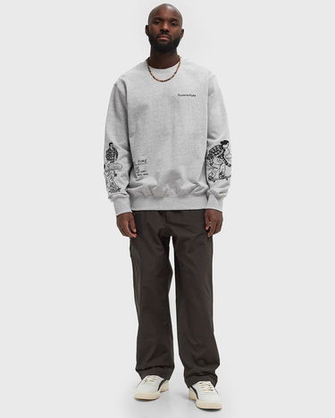 Mikina thisisneverthat SKETCH EMBROIDERY CREWNECK Sweatshirt Šedá | TN243TSWCW04HGR, 1