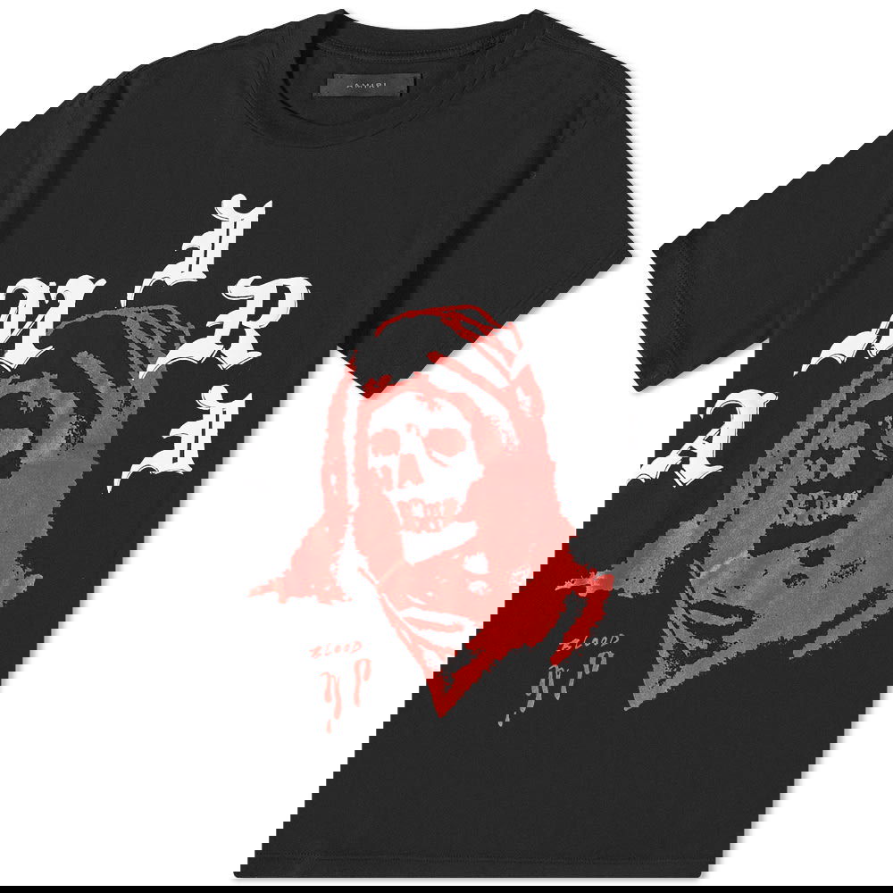 Tričko AMIRI Wes Lang Solar Kings Tee Čierna | AW22MJG005-BLK, 0