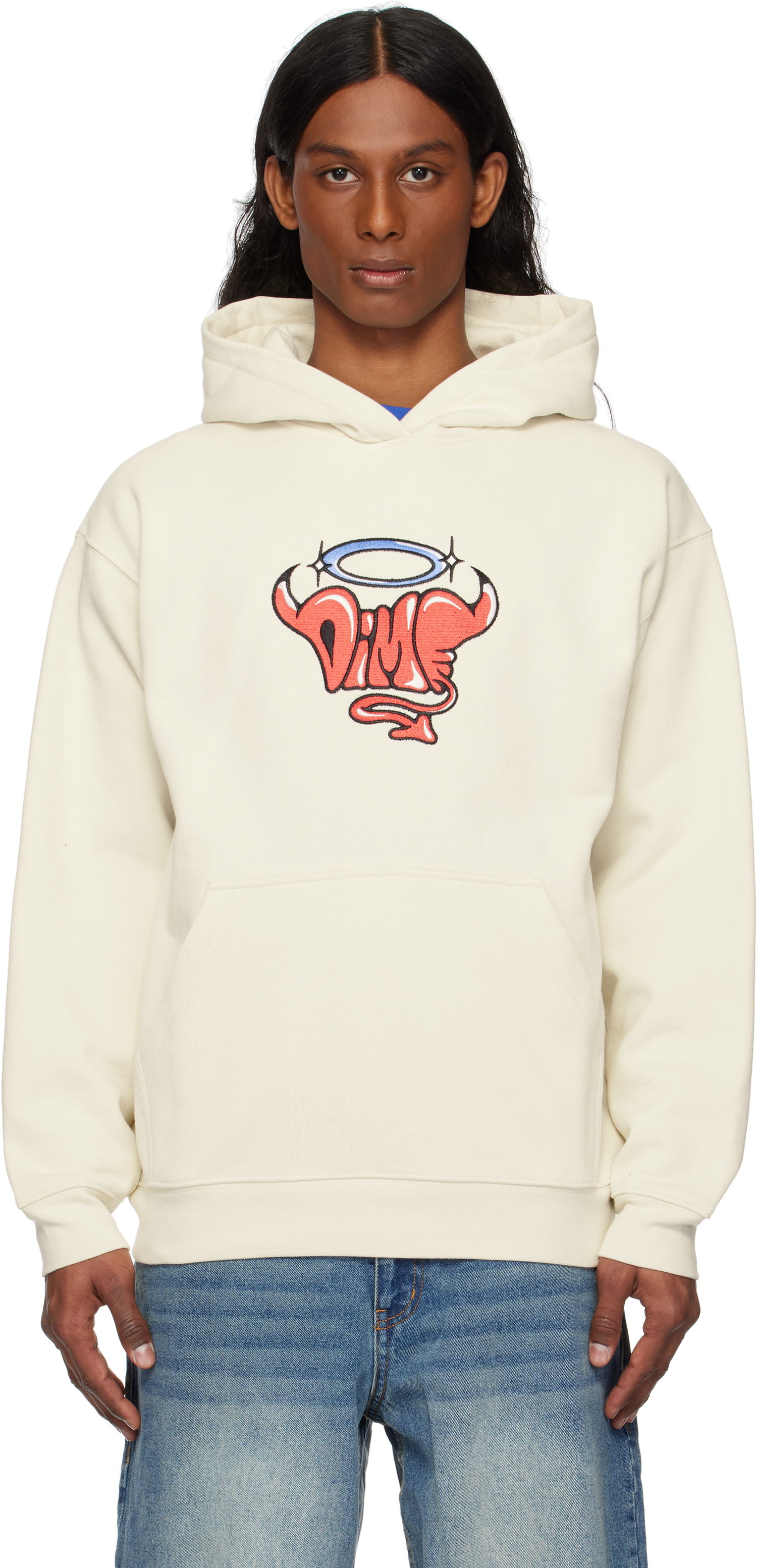 Mikina Dime Dime Purgatory Hoodie Biela | DIME2SP2540NAT, 0
