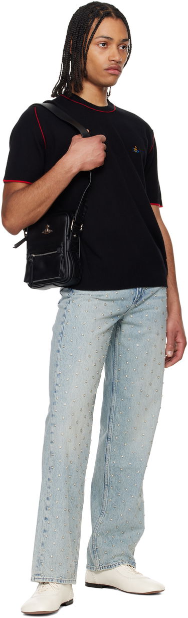 Taška cez rameno Vivienne Westwood Vivienne Westwood Small Jackson Crossbody Pouch Čierna | 4803000BU-S000D-, 3