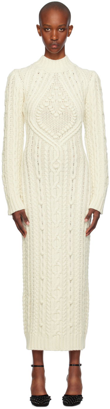 Jean Paul Gaultier Cable Knit Maxi Dress