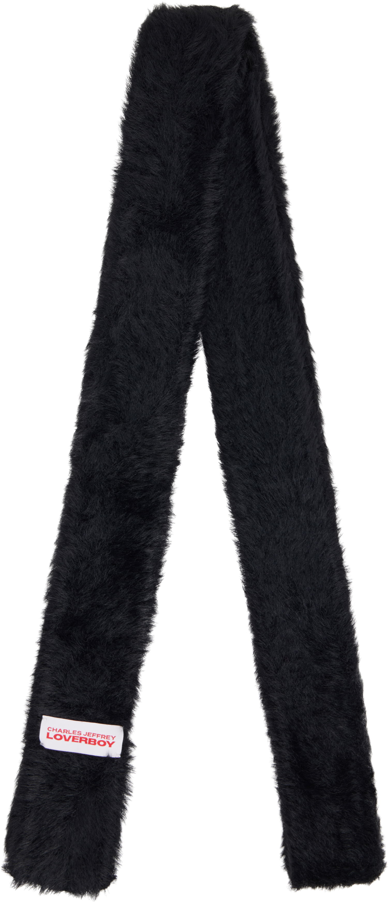Šál Charles Jeffrey Loverboy Charles Jeffrey LOVERBOY Fluffy Skinny Scarf Čierna | 54140701, 0
