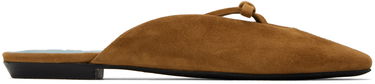 Oblečenie BY FAR BY FAR Finn Suede Leather Mules Hnedá | 23FWFNNFLTNU, 0