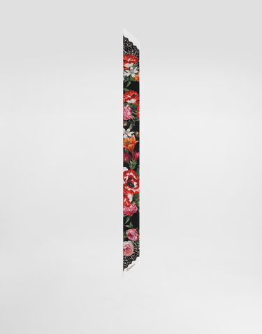 Šál Dolce & Gabbana Dolce & Gabbana Silk Twill Floral Bandeau Rôznofarebný | FS215AGDC7AHN5QV, 0