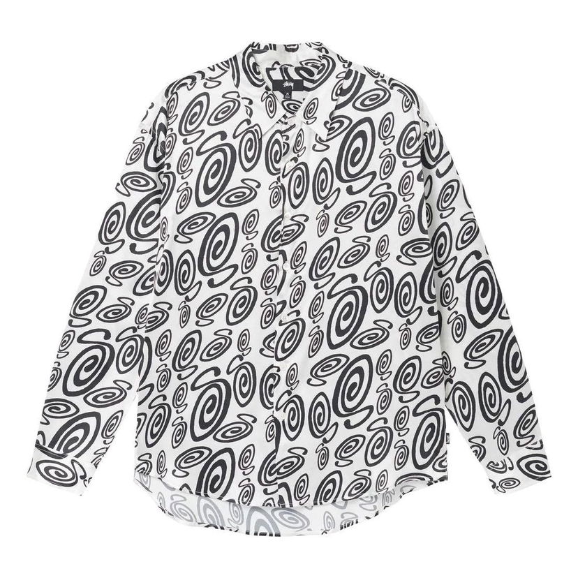 Košeľa Stüssy Stussy Swirly Shirt Biela | 1110242