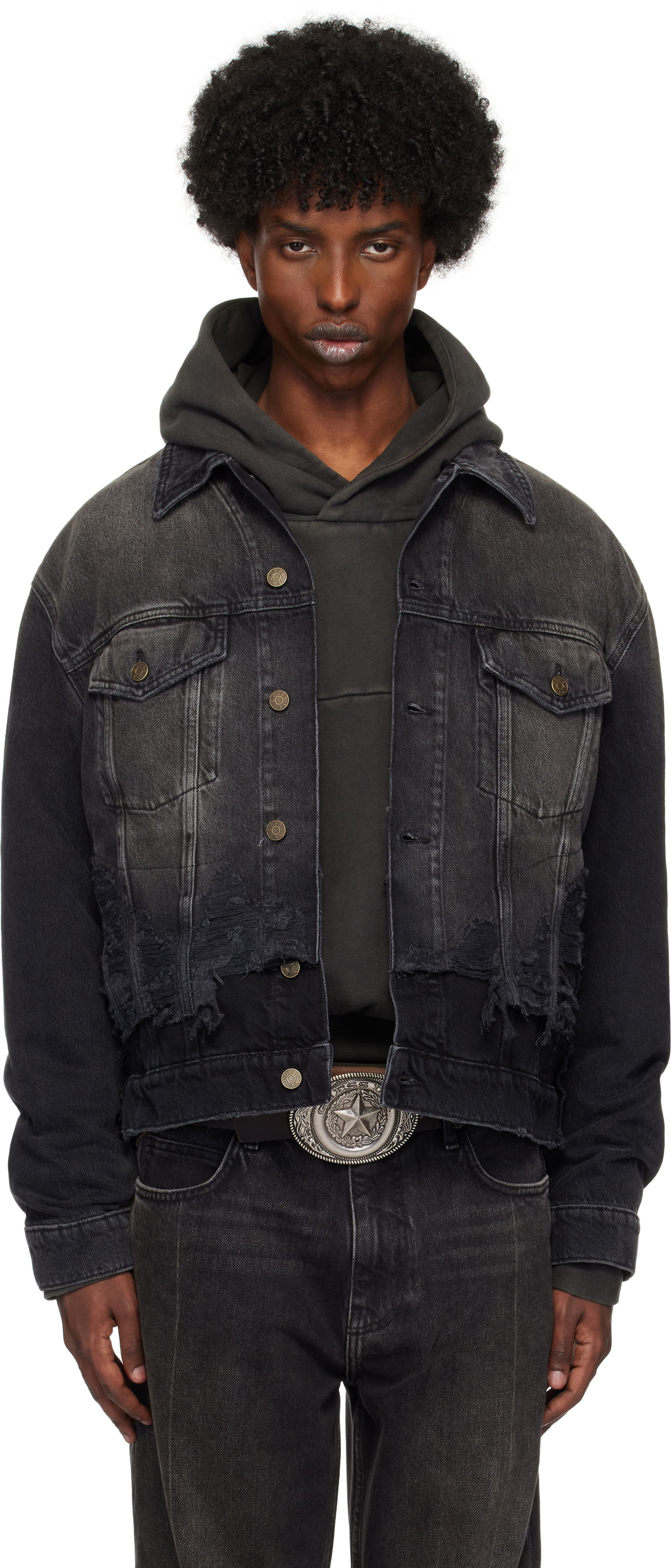 Distressed Denim Jacket