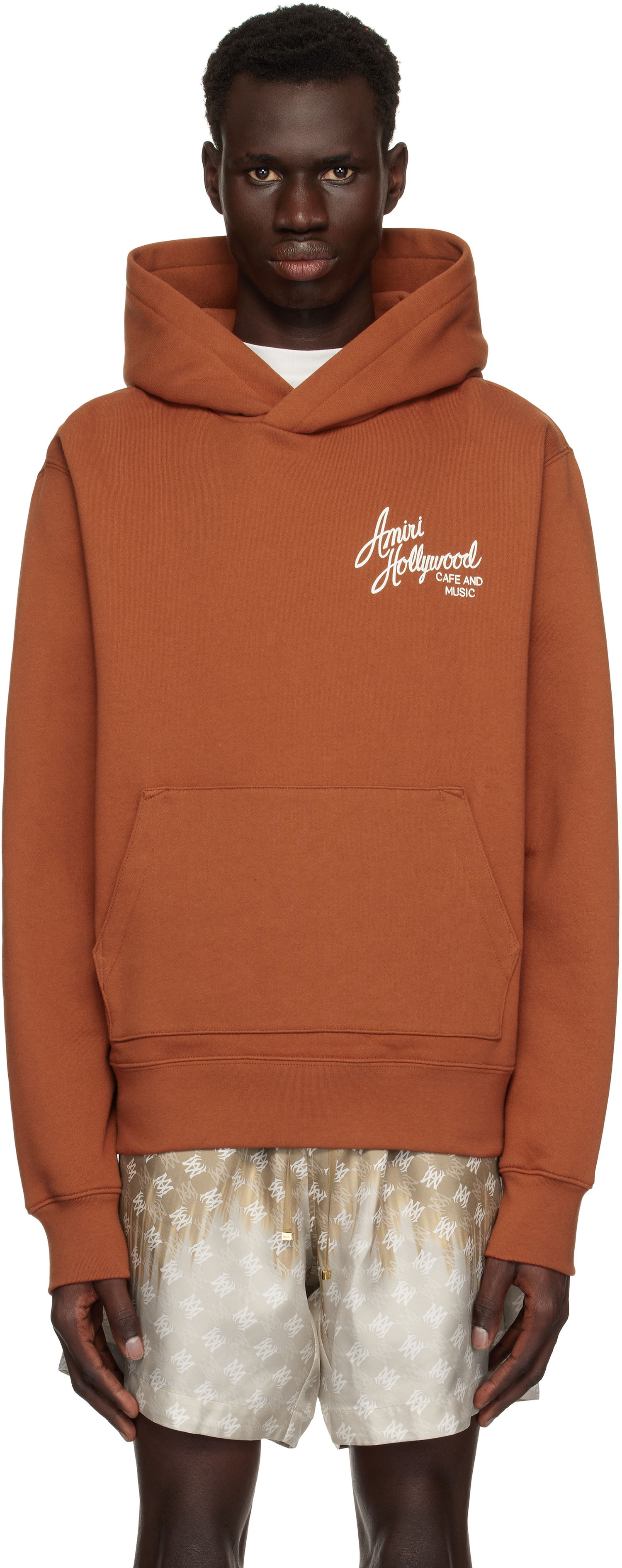 Mikina AMIRI Amiri Hollywood Hoodie Hnedá | AMJYHD1104, 0