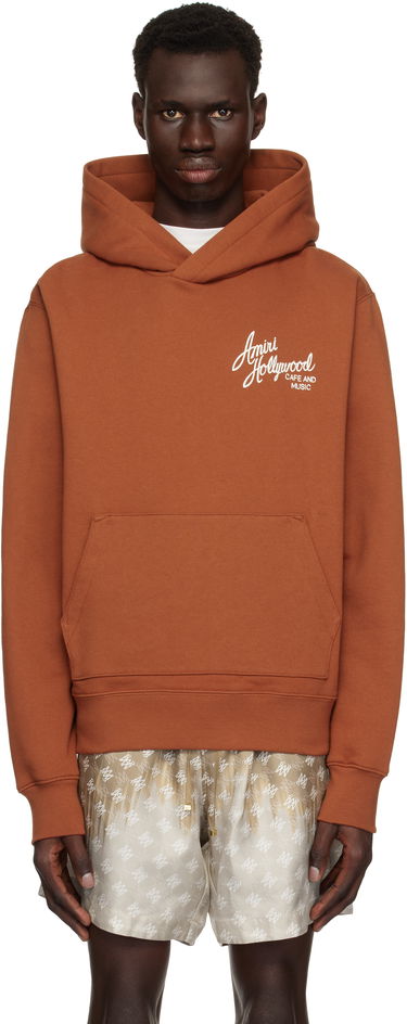 Mikina AMIRI Amiri Hollywood Hoodie Hnedá | AMJYHD1104, 0