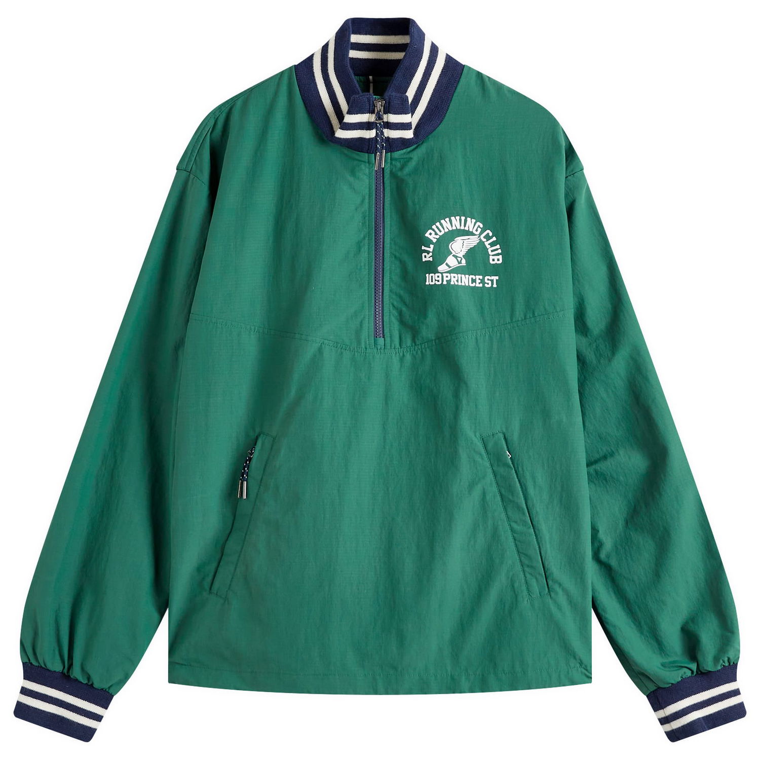 Vetrovka Polo by Ralph Lauren Ralph Lauren Run Club Pullover Jacket Zelené | 710962240001, 1