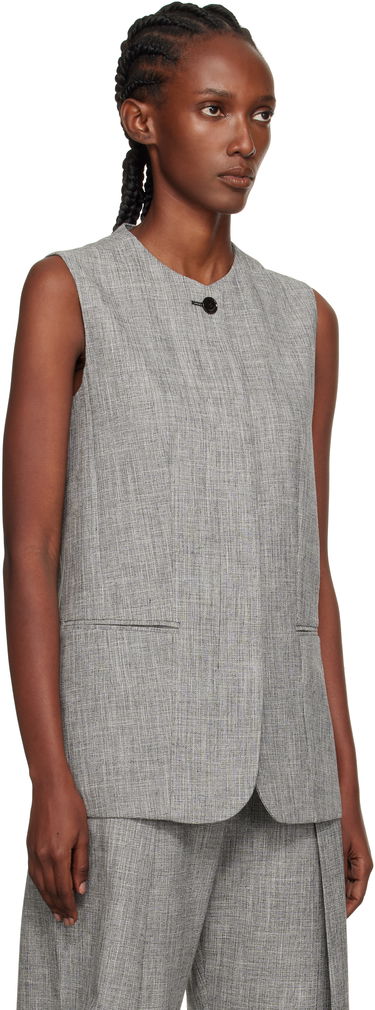 Vesta LANVIN Lanvin Button Vest Šedá | RW-JA0018-5293-E25, 1