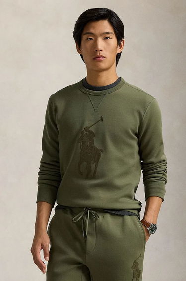 Mikina Polo by Ralph Lauren Appliqué Logo Sweatshirt Zelené | 710957586, 0