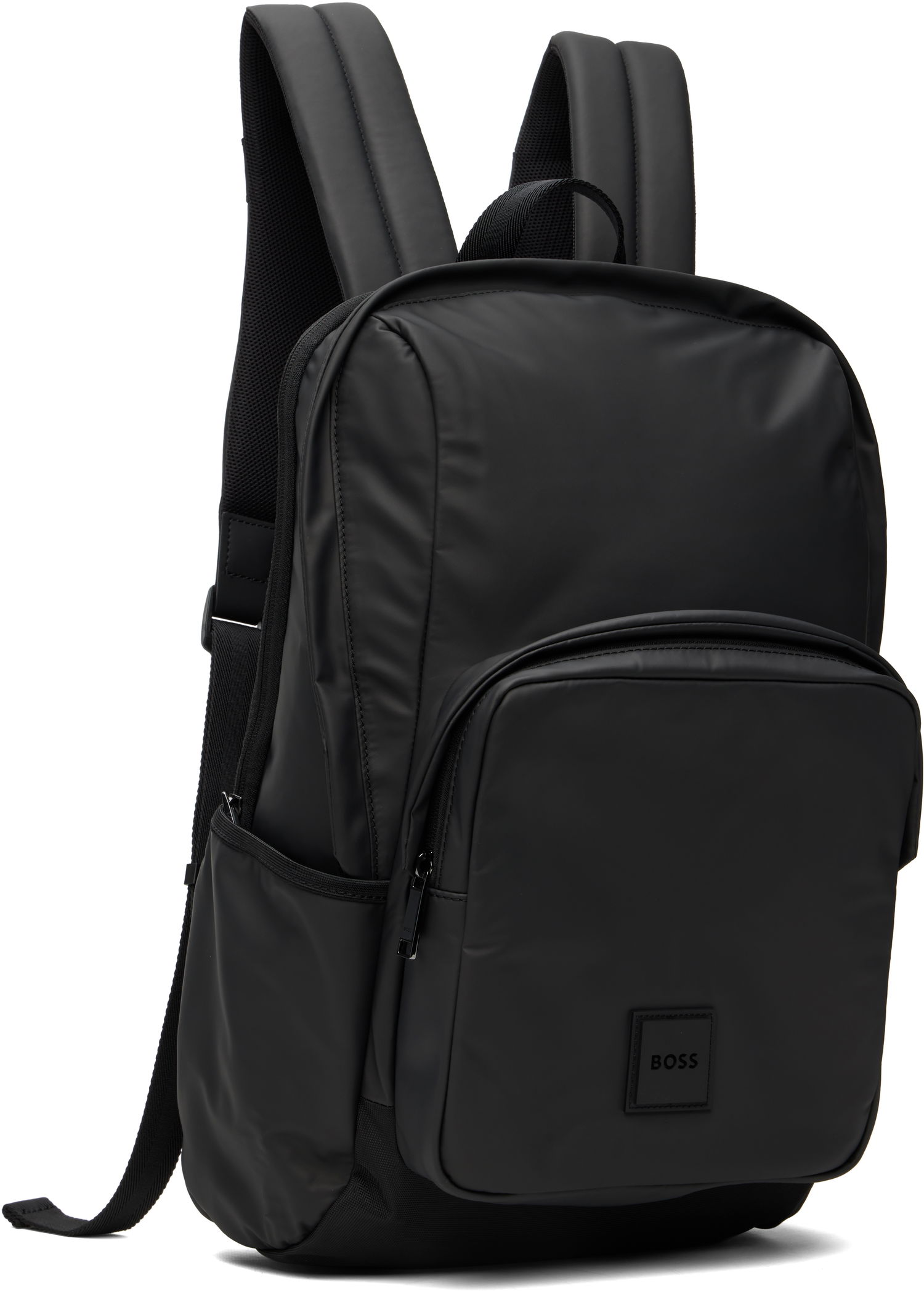 Batoh BOSS Coated Canvas Logo Backpack by BOSS Čierna | 50548160, 1