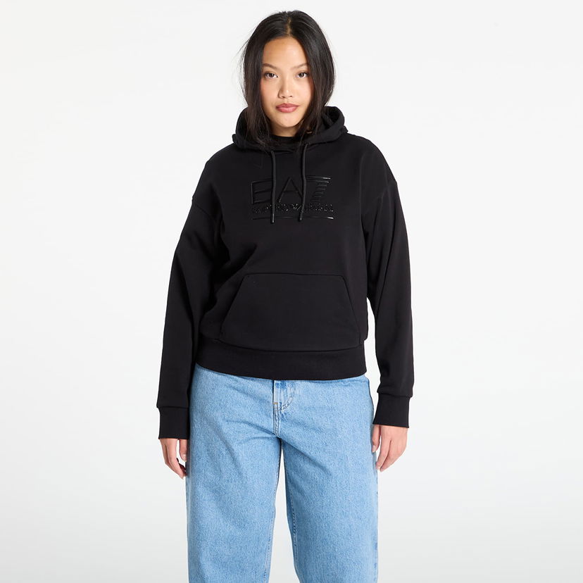 Mikina Emporio Armani EA7 Emporio Armani Train Visibility Hoodie Čierna | 7W000417AF12473UC001