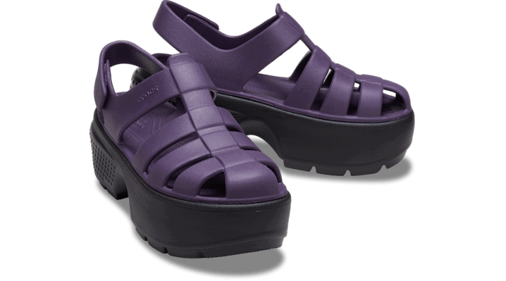 Tenisky a topánky Crocs Stomp Fisherman Sandals Dark Iris Fialová | 209938-5AS, 1
