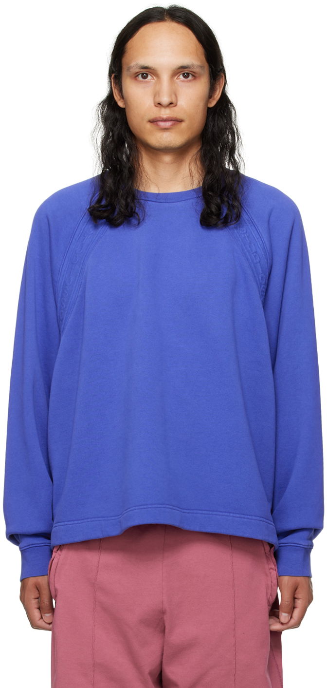 Mikina Acne Studios Tape Sweatshirt Modrá | BI0170-, 0