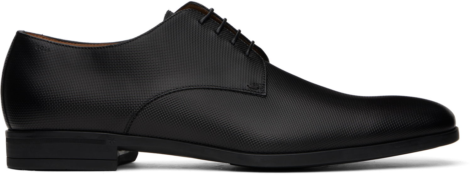 Oblečenie BOSS BOSS Structured Leather Derbys Čierna | 50499843, 0