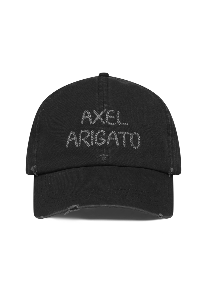 Šiltovka AXEL ARIGATO Distressed Chain Stitch Cap Čierna | X3554002