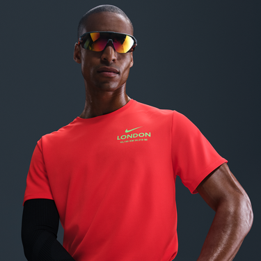 Tričko Nike Nike Miler Running T-Shirt Červená | IF5753-696, 2