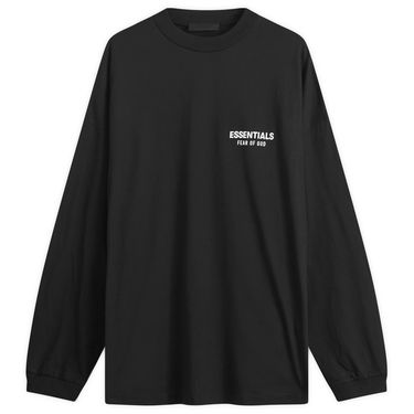 Tričko Fear of God Core Logo Jersey Long Sleeve T-Shirt Čierna | 125HO244370F, 1