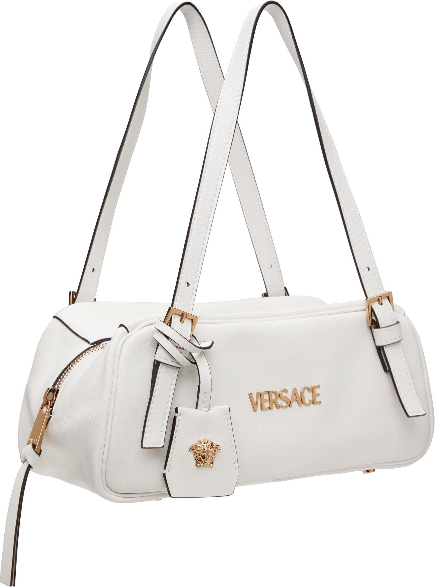 Kabelka Versace Versace Tag Bowling Shoulder Bag Biela | 1015792_1A13171_1W56V, 1