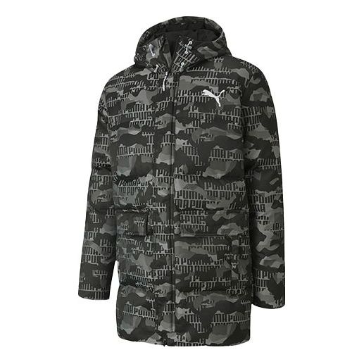 Prešívaná bunda Puma Camo Down Jacket Šedá | 585502-02