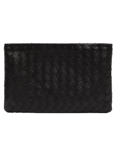 Kabelka Bottega Veneta Medium Flat Pouch Čierna | 608232 VCCP9